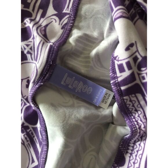 Disney OS One Size Leggings Mickey Mouse Lavender Lularoe - Picture 6 of 9